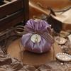 4Pcs Portable Candy Packaging Bags Exquisite Velvet Storage Bag Reusable Drawstring Bag  Party Decor