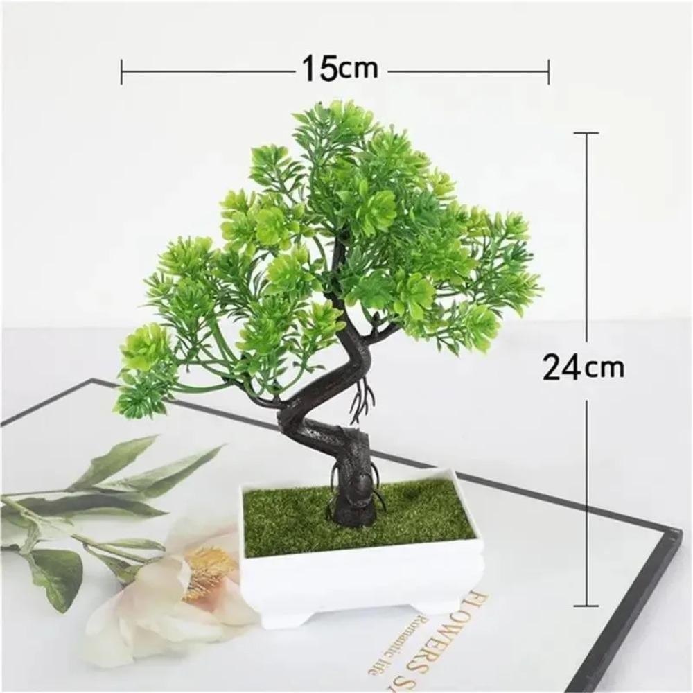 Gartenarrangement Ornamente Plastikpflanzen Bonsai Kleiner Baum Topf Kunstpflanze Topfblume Zuhause Zimmer Tisch Festliche Dekoration