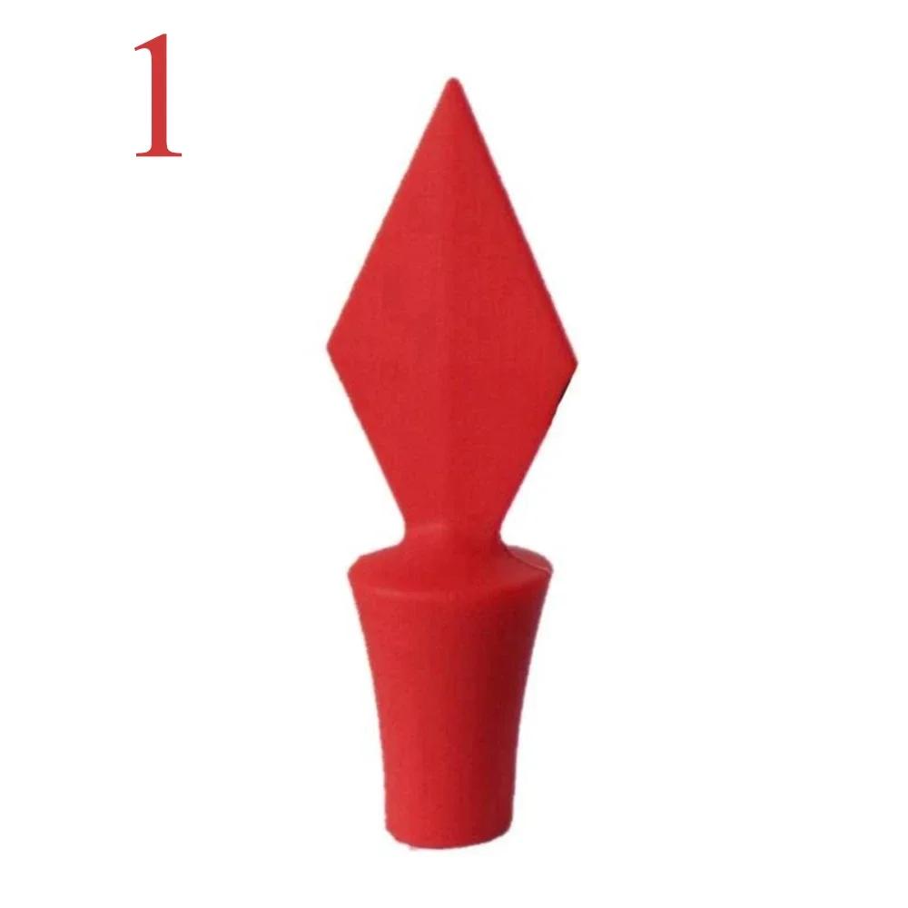 Creative Hat Shape Poker Shape Wine Silicone Wine Stopper Vacuum Sealed Reusable  Storage Cap Champagne Kitchen Bar Tool