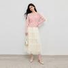 Elegant Flowy A-Line High-Waist Long Skirt