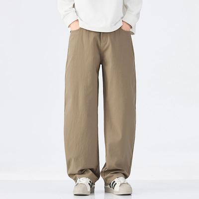 Minger | Retro Trendy Brand Loose Wide-leg Casual Pants Men's Autumn New Drape Straight Pants
