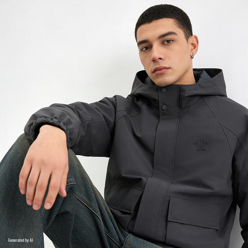 GAP Unisex Windproof Outdoor Jacket with Logo Embroidery