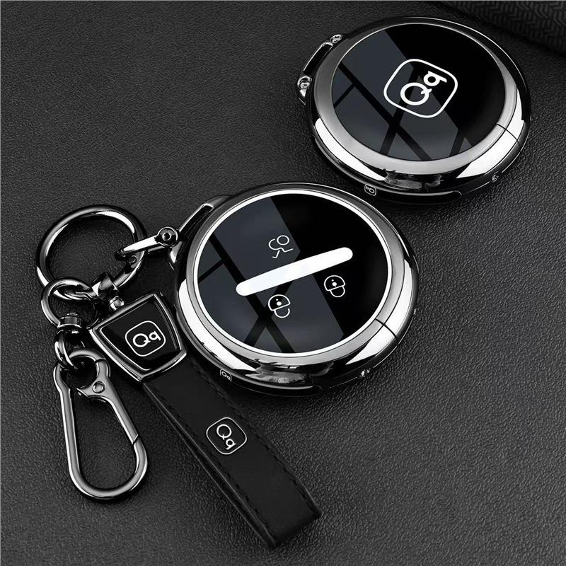 2026 Chery Ice Cream Key Case for New Energy QQ & Model 3 EV Key Fob Shell