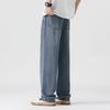 Spring, summer and autumn new high street retro loose straight comfortable breathable jeans men's trendy MEN