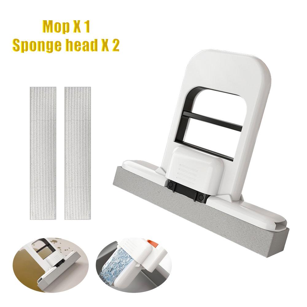 Mini-Schwammmopp Freihändige Reinigungswischer Mini Tragbarer Super Saugfähiger Mopp für Schreibtisch Boden Badezimmer Küche Glas Auto Reinigung