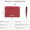 Baellerry Women's Short Purse Woven Pattern Wallet Zipper Coin Purse Fashion Card Holder Pu Leather Billfold