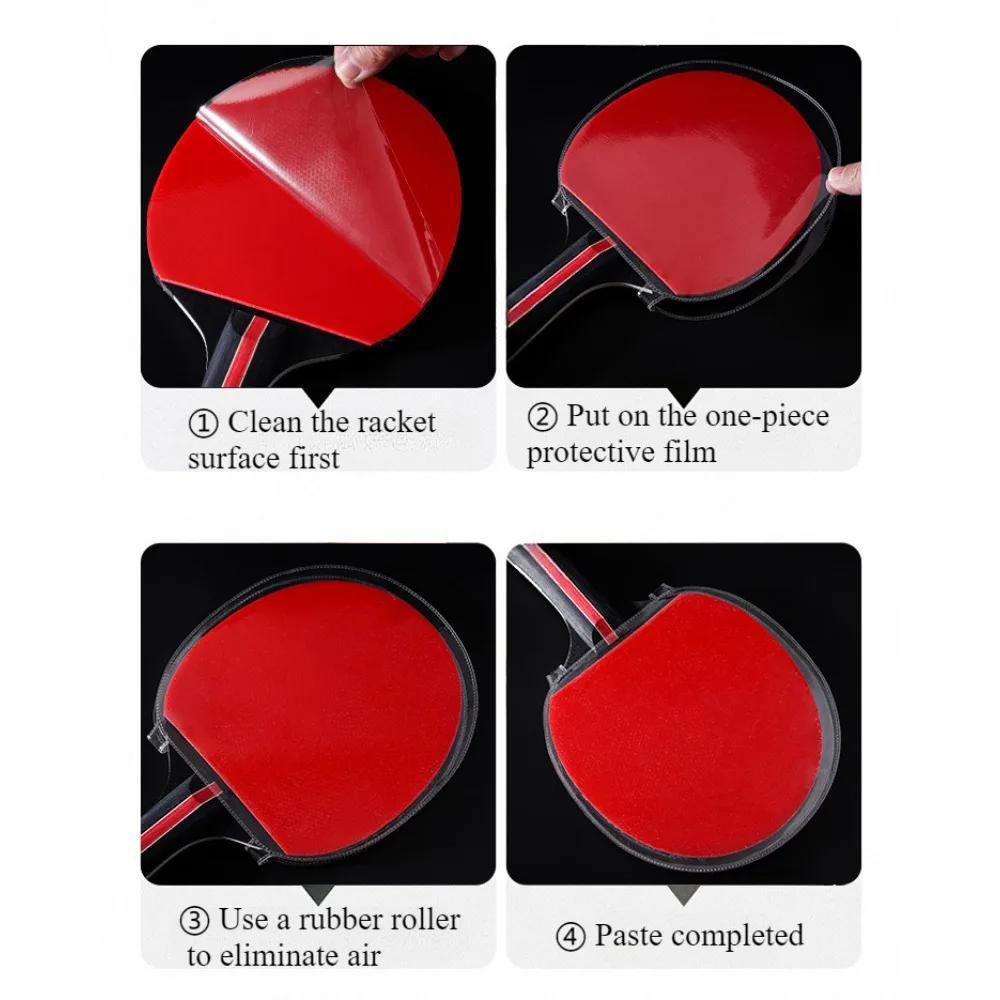 1PC protective film suitable for table tennis racket bottom connection double-sided protective film adhesive rubber special