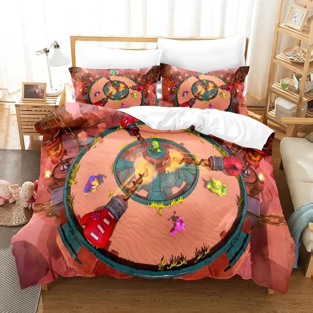 My Singing Monsters Anime Bedding Set Single Twin Full Queen King Size Duvet Cover Set For Adults Boys Bedroom