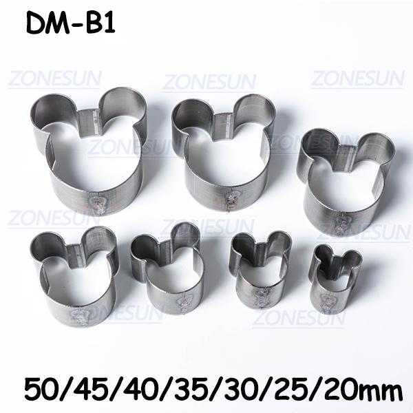 ZONESUN 20/25/30/50mm Full Steel Leather Cutting Die Steel Rule Die irregular Mold Punching Clicker Die For Cutting Out Leather DM-B1