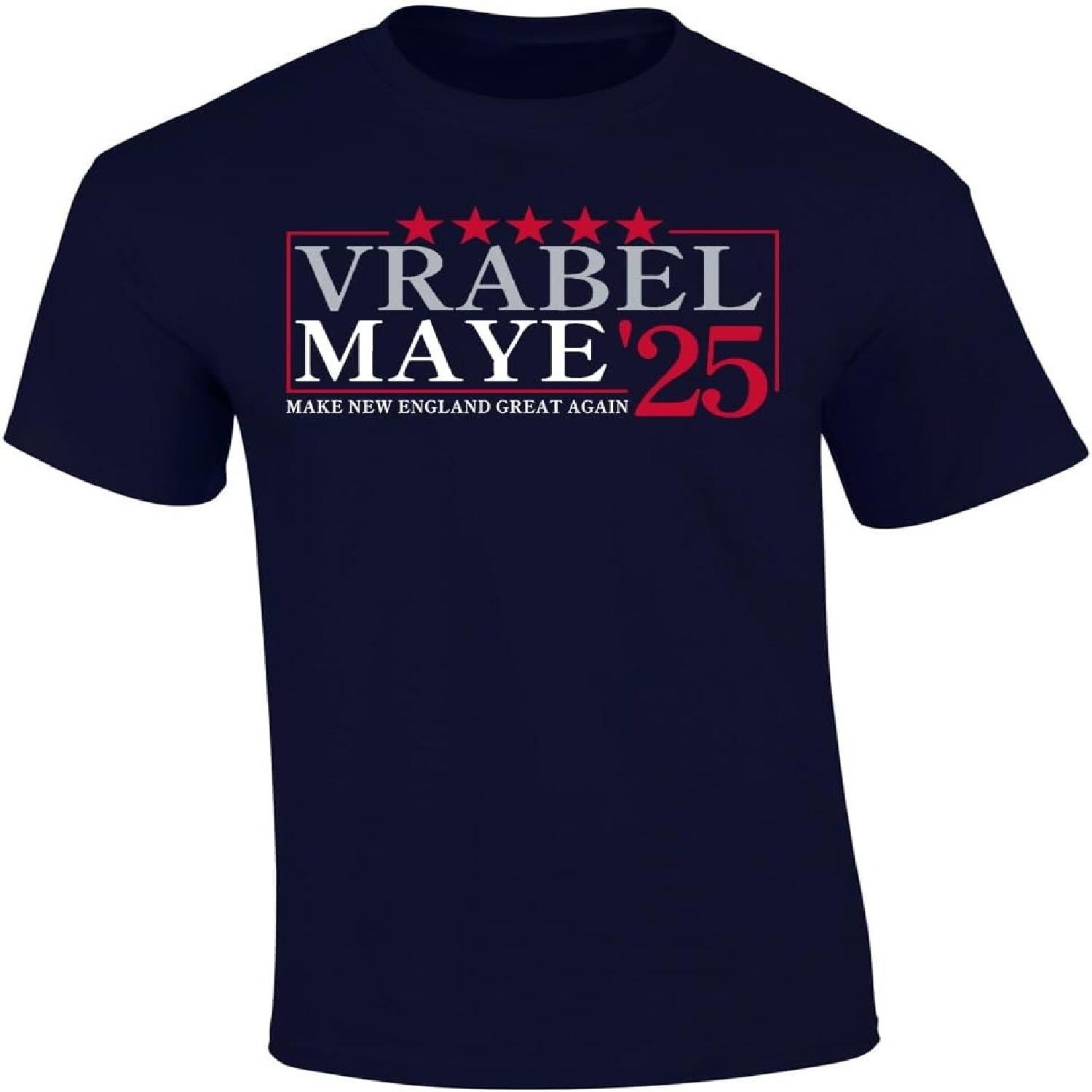 Trenz Shirt Company Vabrel Maye 2025 Make New England Great Again Short Sleeve Tshirt S
