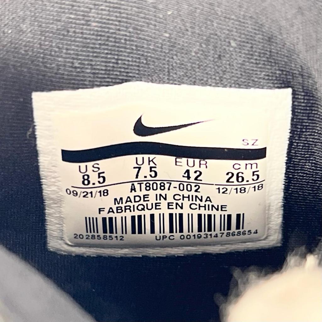 Pristine NIKE High cut sneakers NIKE AIR FEAR OF GOD 1 black 26.5 AT8087-002 Used
