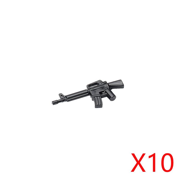 Military Weapons Accessories Building Blocks Russian Special Forces AK Rifles Tactical Bulletproof Vests Equipments Bricks Toys