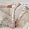 Gemusterte Strumpfhosen Netzstrumpfhosen mit Rautenmuster Leggings mit kleinem Lochmuster Netz-Pantyhose Party Clubwear