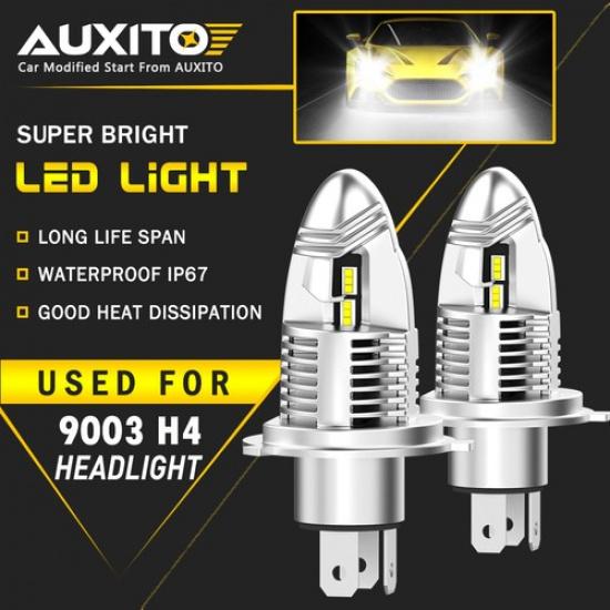 2X H4 9003 HB2 30000LM LED Headlight High Low Beam 6000K Bulbs Q10