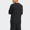 Adidas Originals Trefoil Solid Pocket Patch Crew Neck T-Shirt Men Tops Black HE6616