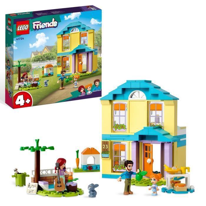 Lego friends 41724 la maison de paisley, jouet enfants 4 ans, avec accessoires, et mini-poupées