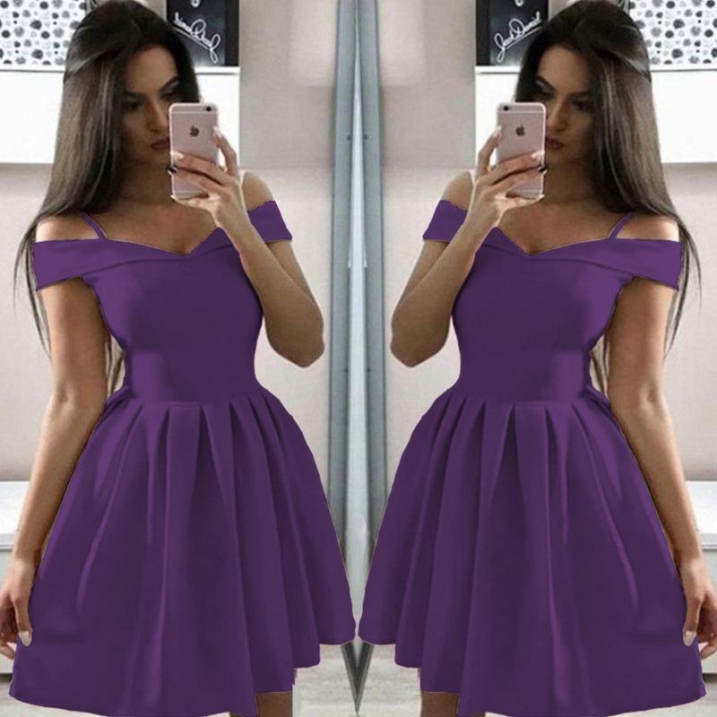 New Women's Clothing Suspender Waist Pleated Dress Midskirt Hot Sexy Dress
