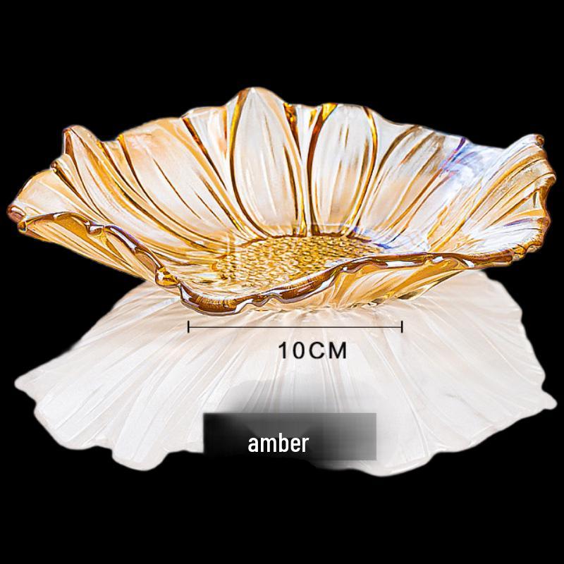 Flavinmci Irregular Crystal Glass Fruit Plate