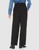 FRAY I.D. Women's Double-Tuck Pants FWFP225224, Black, Size 1