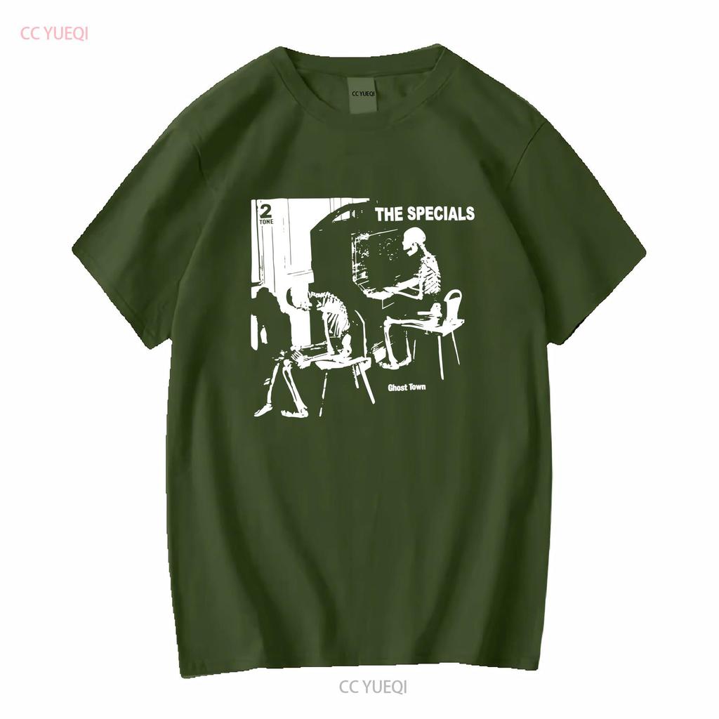 The Specials Geisterstadt 2tone Ska Reggae Musik T-Shirt lange oder kurze Ärmel Vintage Gewaschen Lässig Streetwear Dehnbar homme