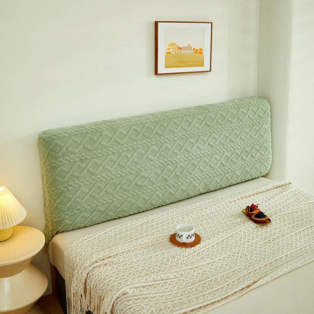 Dustproof Bed Cover Soft Touch Headboard Cover, Back Protection Elastic All Inclusive Fashionable Home Supplies