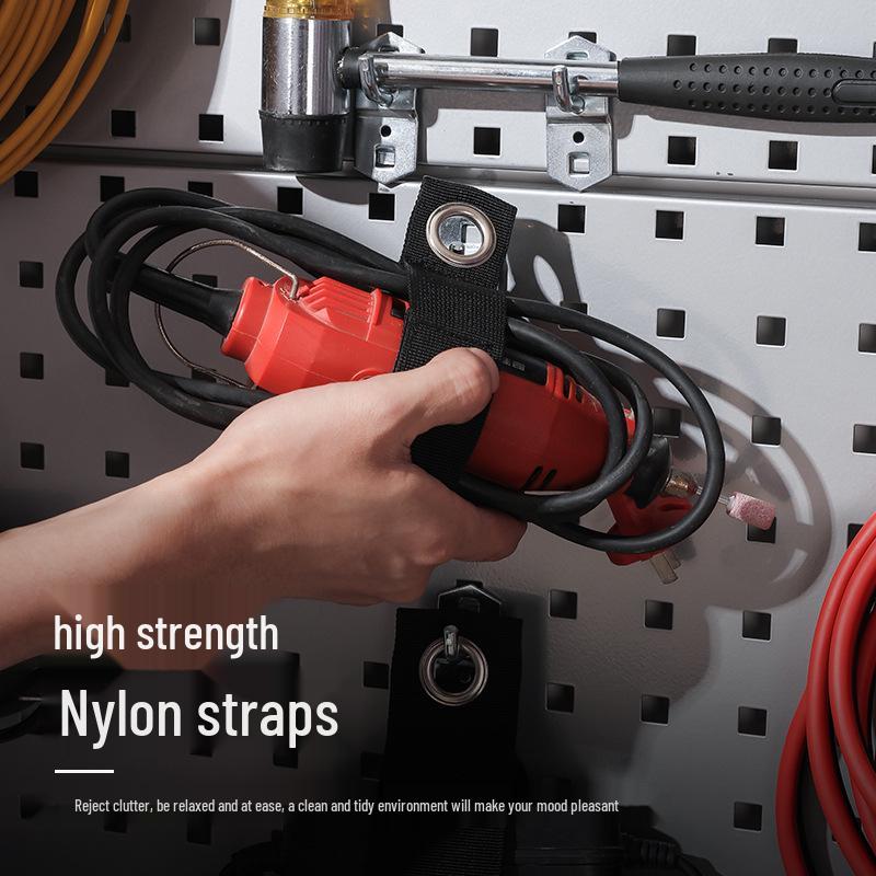 Multi-purpose Heavy-Duty Tool & Hose Storage Harness - Wall-Mountable Strap for Organizing & Securing Equipment