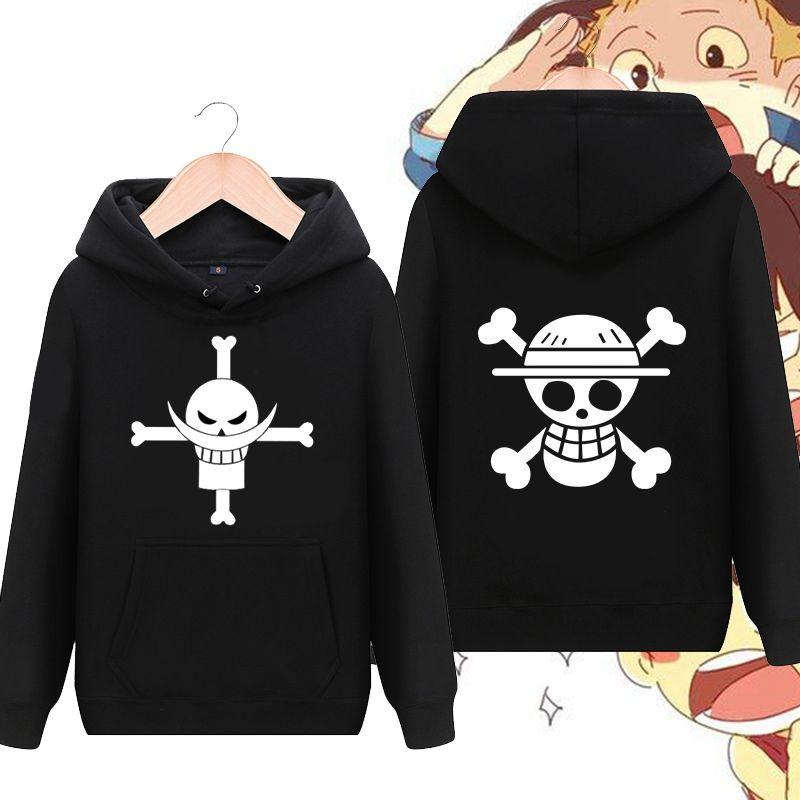 Miniso ONE PIECE Fashion New Hooded Sweater Men Autumn and Winter Luffy Animation Surrounding Trends Student Youth Clothes