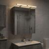 Bathroom Mirror Cabinet with Shelf Concrete Grey 60 x 14.5 x 70 cm