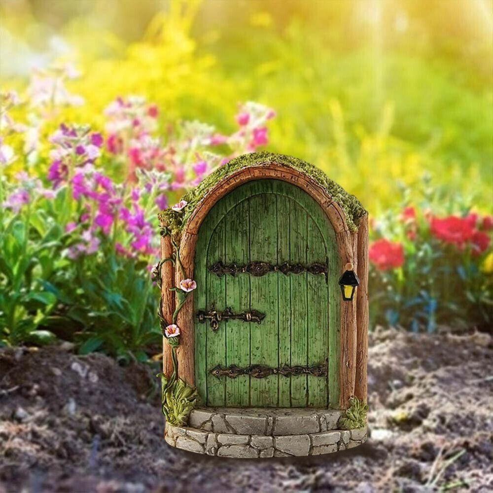 

Wooden Elven Gate Miniatures Fairy Gate Fairy Doll Gate Creative Desktop