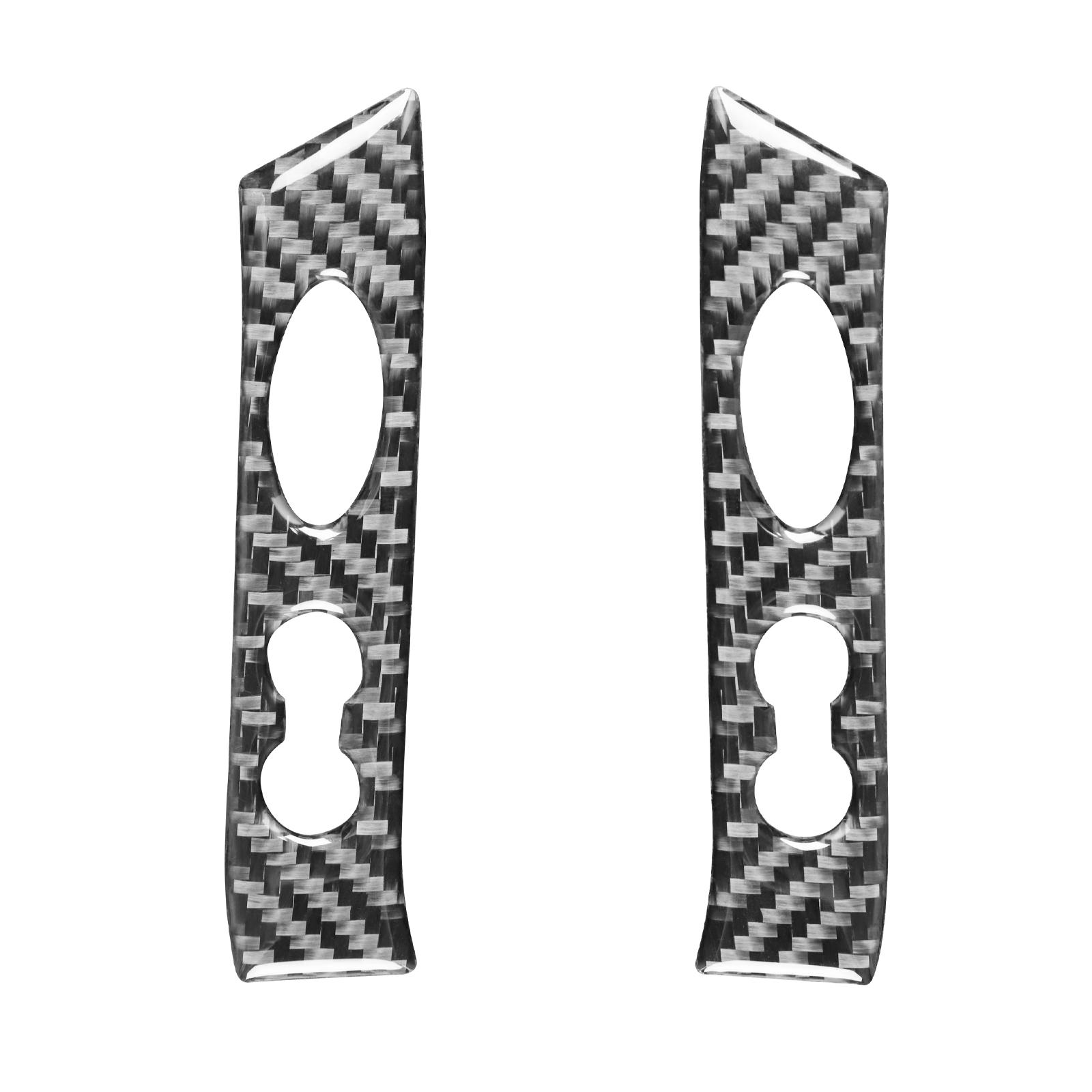 

Наклейка на руль из углеродного волокна, накладка на внутреннюю панель автомобиля, наклейка, аксессуар для Mini Cooper Hatch One R50 R53 2002-2004