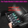 1X Under Seat Storage Box Organizer Case Tray For Tesla Model X   2024