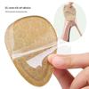 Self-Adhesive Invisible Forefoot Pad with Toe Post - Soft, Shock-Absorbing, Anti-Wear, Half-Size Massage Granules