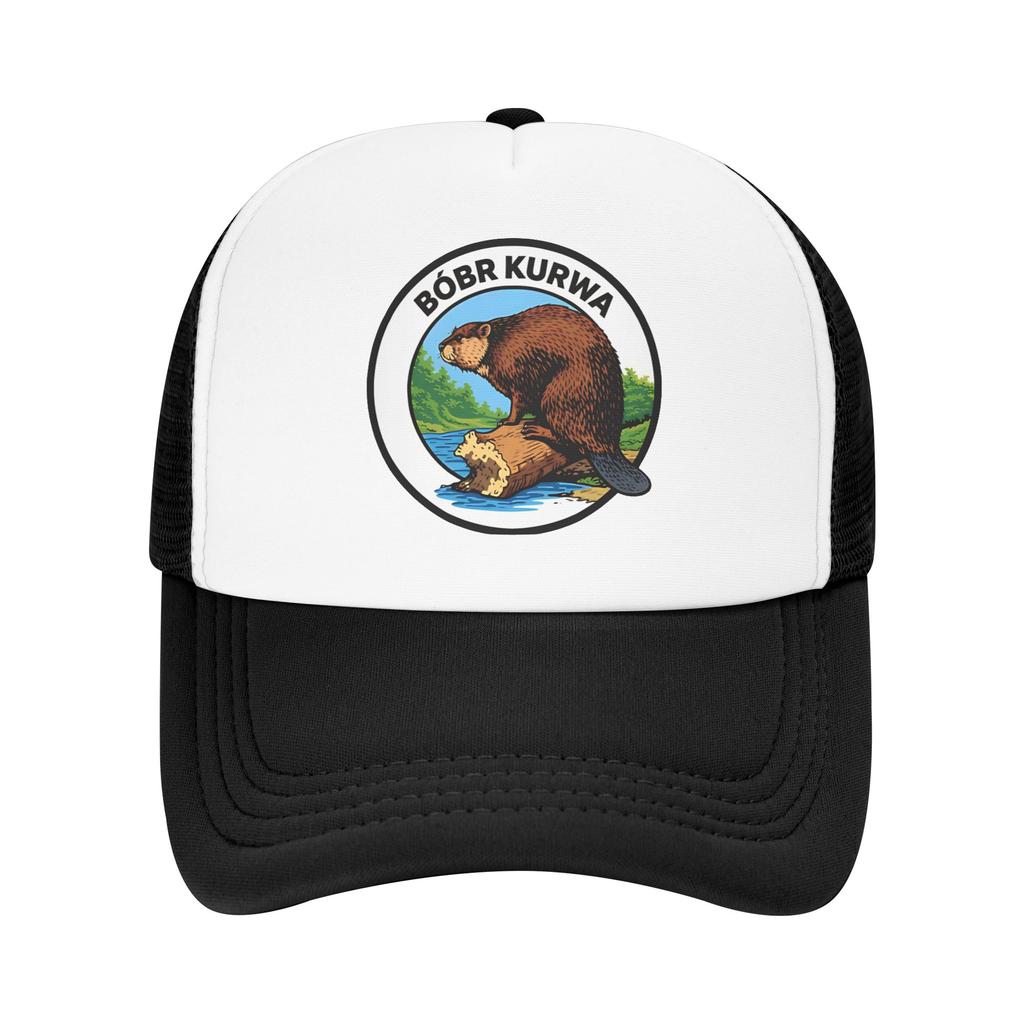 Bobr Kurwa Funny Beaver Sun Hats Baseball Cap Spring Trucker Hat Wholesale Outdoor Sports Hats Women Men Retro Baseball Cap