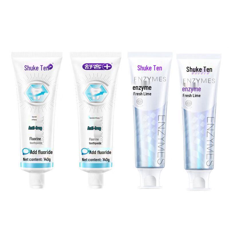 

Shuke Anti-Cavity & Saky Enzyme Whitening Toothpaste Set