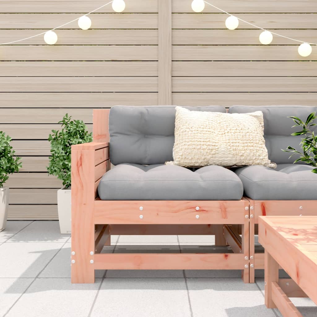 Garden Sofa with Armrests 69 X 62 X 70.5 Cm Solid Douglas Fir Wood