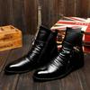 Mode Luxus Herren Chelsea Boots Mode Spitzschuh Herrenstiefel Hohe Qualität Business Casual Schuhe Retro Leder Herren Motorradstiefel