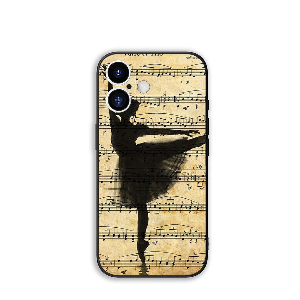 for Apple iPhone 16 15 14 Plus 13 12 Mini 17 Pro Max + 16E Air 16+ ProMax Phone Cover Case Ballerina Ballet Dancing Dance Girl