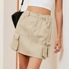 GMXIA Summer Women's Wash Multi-pocket Denim Cargo Skirt Trend