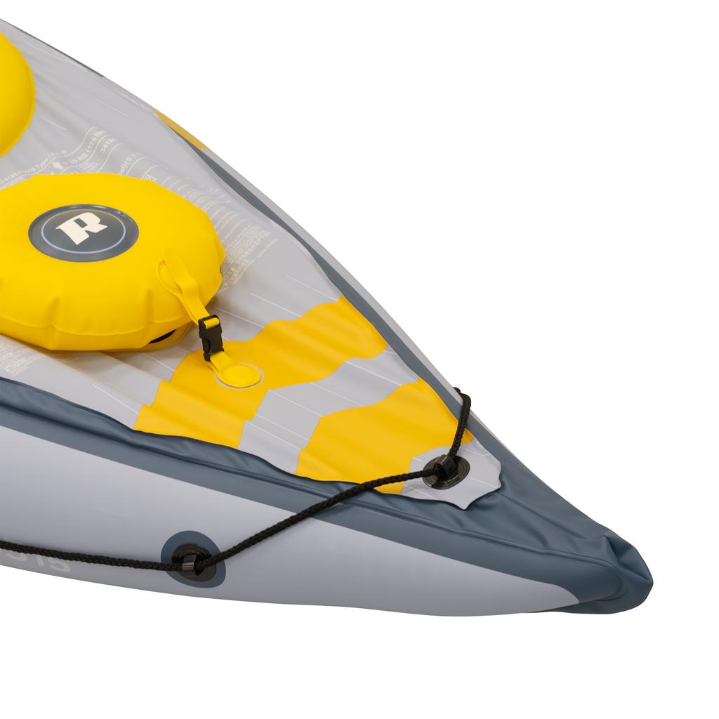 Inflatable Kayak Dinghy Tourist Rebel Paddle Pump Seat