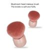 Loose Powder Brush Mushroom Shape Smooth Portable Cosmetic Blush Brush Makeup Tool
