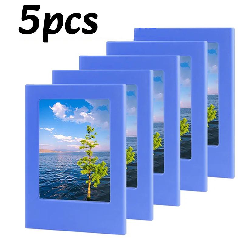1/5 STuks Magnetisch Fotolijstje Koelkastmagneetjes Leuke Koelkast Magneet Kleine Fotolijstjes Voor Mini Filmvelletjes Huis Kantoor Decoraties
