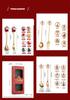 Christmas Spoon Fork Set Christmas Gift  Two-piece Dessert Cutlery Cartoon Santa Elk Xmas Tree Snowman Top Decoration Spoon 2026