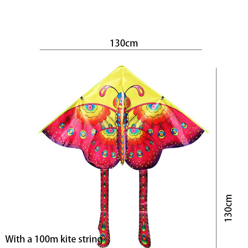 Beautifully Designed Rainbow Butterfly Kite For Kids Weifang красный