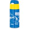 Thermos Vacuum Insulated Straw Bottle, 400ml, Cars Design, Red, for Kids, Perfect for School or Kindergarten, FHL-403FDS R