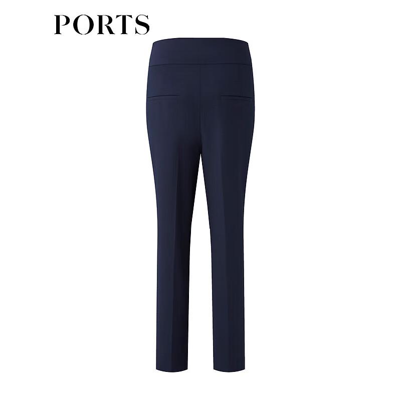PORTS Women's High-Waist Straight-Leg Cropped Commuter Pants