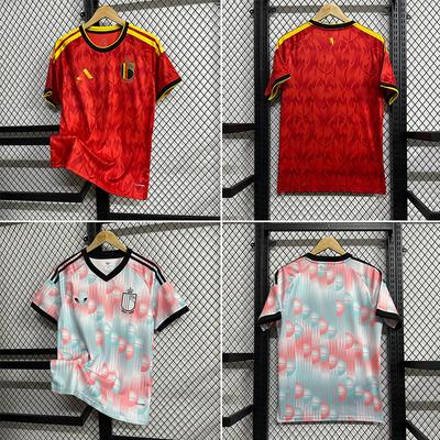 Belgium Jersey Belgium Player Edition World Cup National Team Short-Sleeved T-Shirt Football Jersey