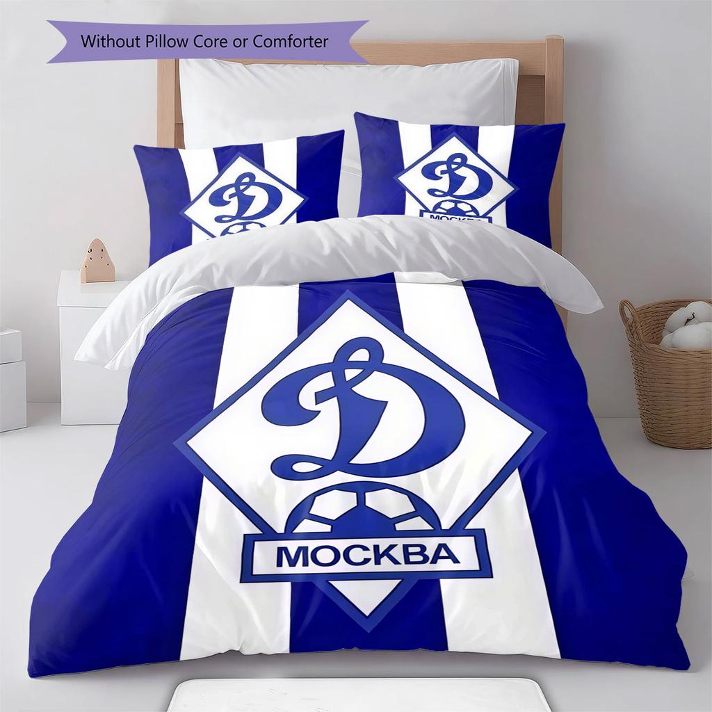 Dynamo Moscow Force Bedding Quilt Set Quilt Cover Pillowcase Home Decoration Birthday Gift (1 * Duvet Cover + 2 * Pillowcase, Without Core)