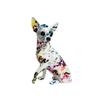 Colorful Chihuahua Home Decoration Living Room Entrance Puppy Ornaments Desktop Office High-end Resin Crafts