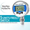 Pressure Gauge Manometer 60mm Dial -0.1-1.6Mpa 0-40Mpa Pressure Meter Manometer M14*1..5 Water Oil Air Pressure Manometer