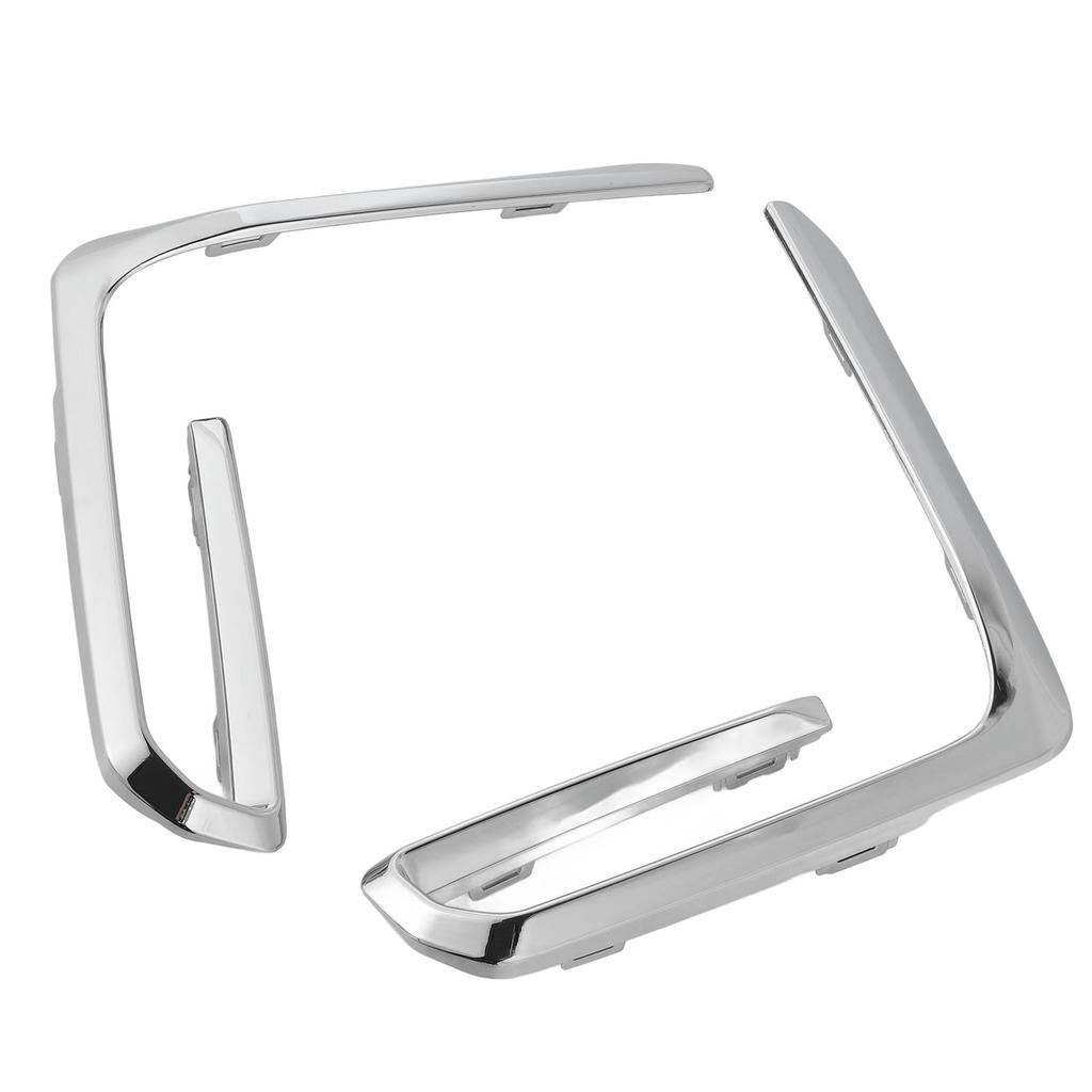 1 Pair Front Bumper Fog Light Grille Trim Cover Molding for X5 G05 M50 Pre‑LCI 2019 To 2023 Electroplate